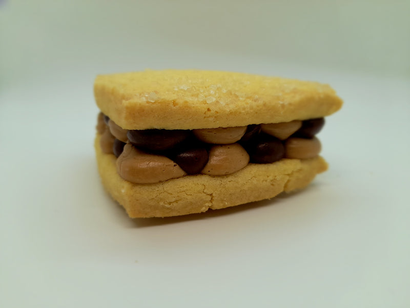 alted Caramel Shortbread Stacked Cookie